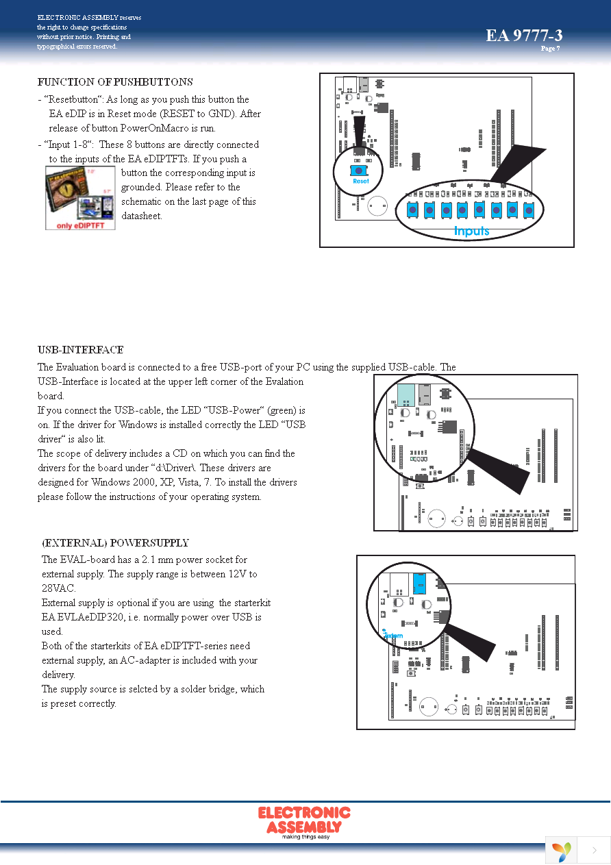 EA EVALEDIPTFT57 Page 7